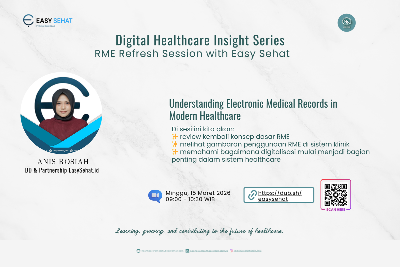Digital Healthcare Insight Series: EMR Refresh Session with Easy Sehat