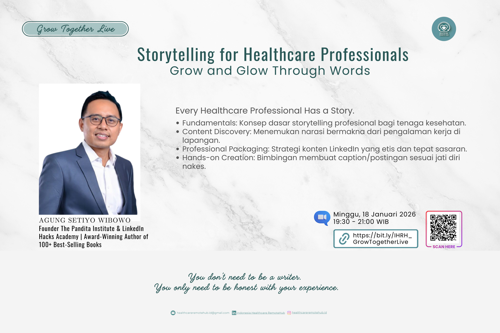 Storytelling for Healthcare Professionals