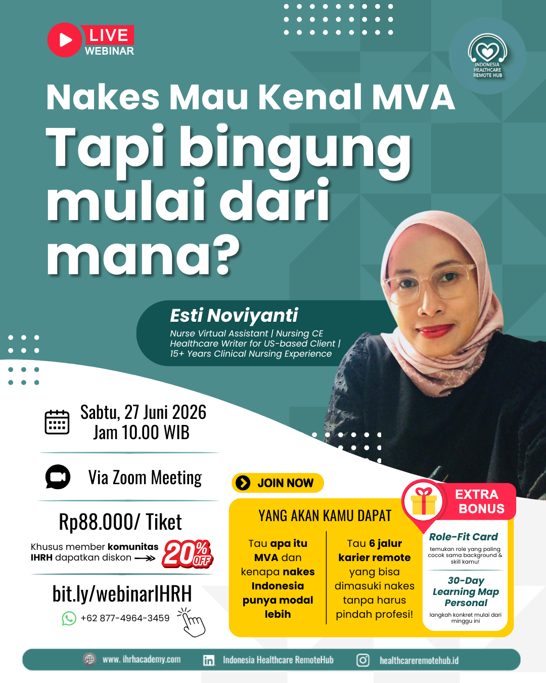 Nakes Mau Mulai MVA, Tapi Bingung dari Mana?